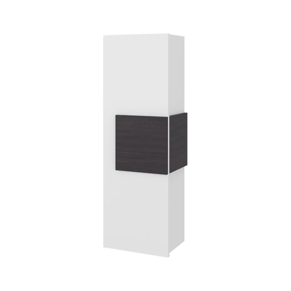 Gabinete de Baño Picasso, Kronos Blanco y Kronos Wengue, Con Espacio Para Guardar Objetos de Aseo ZF