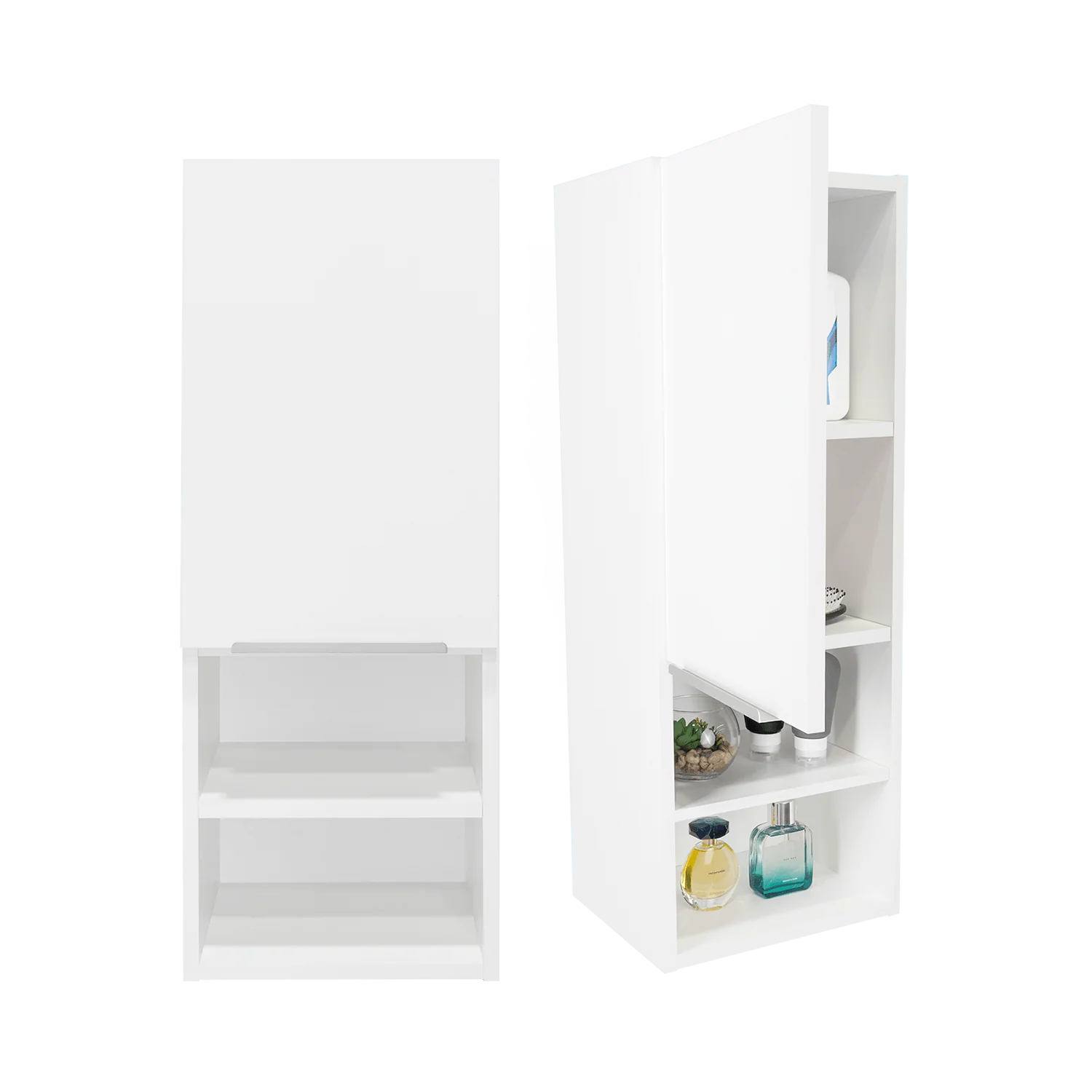 GABINETE DE BAÑO REAL, BLANCO, CON TRES ENTREPAÑOS ZF X2