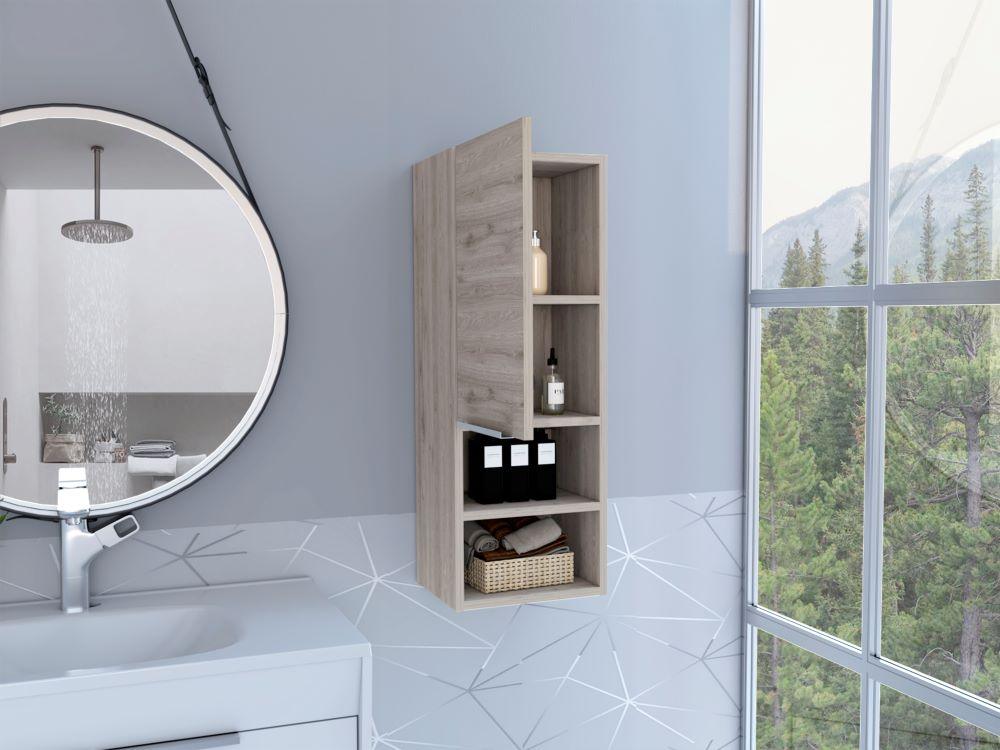 GABINETE DE BAÑO REAL, HUMO, IDEAL PARA ESPACIOS REDUCIDOS ZF - Image 3