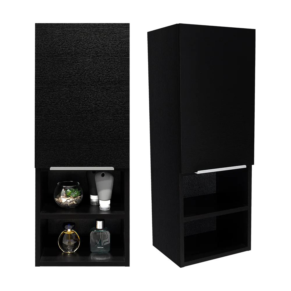 GABINETE DE BAÑO REAL, WENGUE, CON TRES ENTREPAÑOS X2