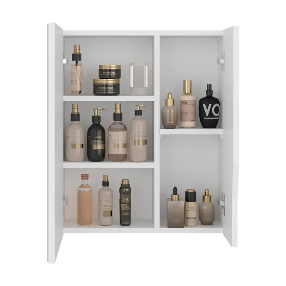 Gabinete de Baño Tuina, Blanco, Con espejo y con espacio para guardar objetos de aseo personales ZF - Image 3