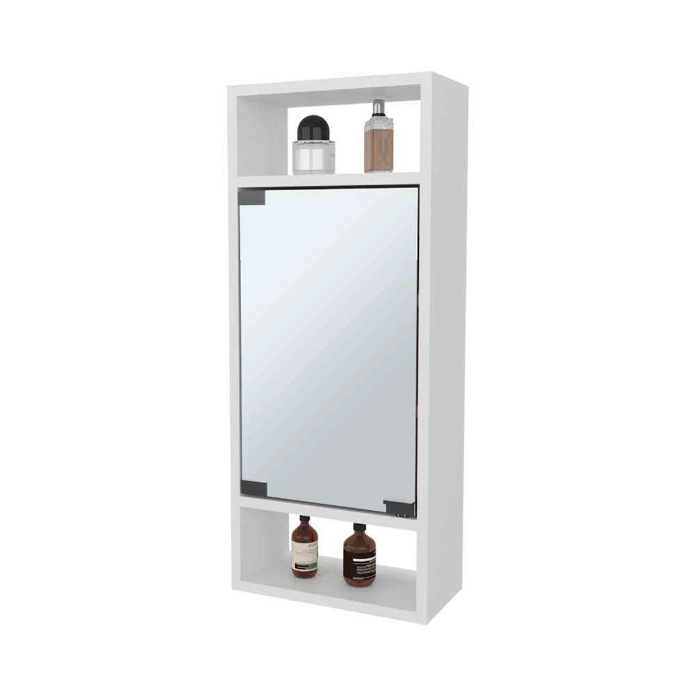 GABINETE DE BAÑO UROS, BLANCO DUQUEZA, CON COMPARTIMENTOS PARA UBICAR OBJETOS ZF