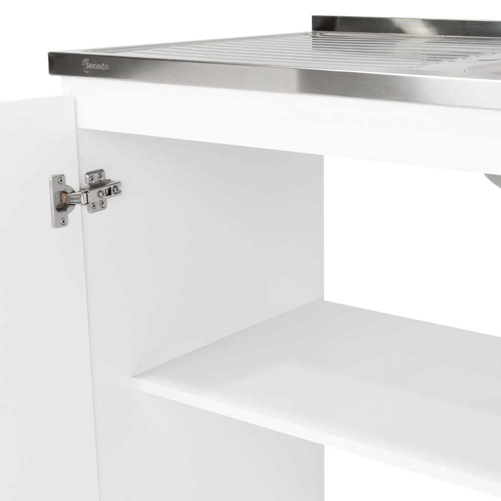 GABINETE INFERIOR CANTABRIA, BLANCO, IDEAL PARA ESPACIO REDUCIDOS, CON MESÓN DERECHO    ZF - Image 11