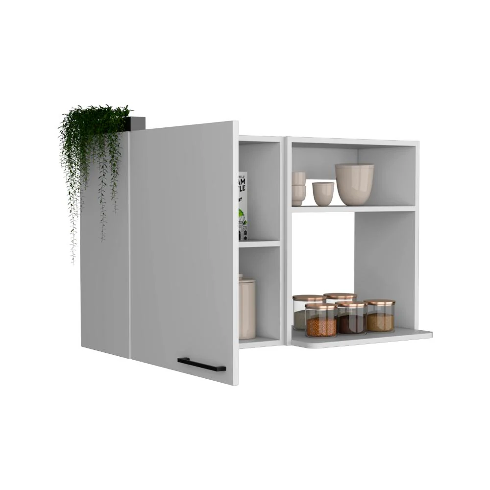 GABINETE SUPERIOR CANTABRIA,  BLANCO, CON UNA PUERTA BATIENTE ZF