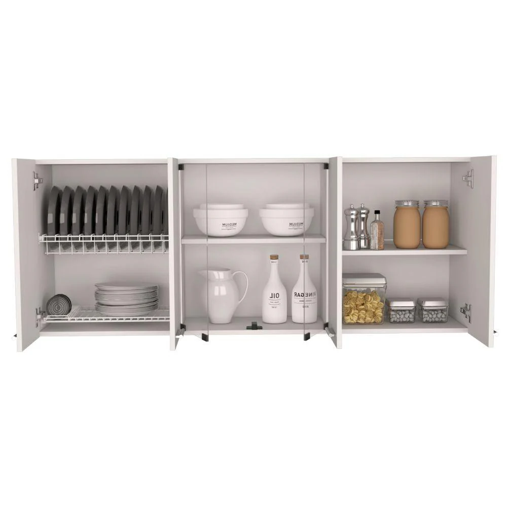 GABINETE SUPERIOR FRELLO 150, BLANCO NEVADO, INCLUYE ENTREPAÑO MÓVIL CENTRAL ZF - Image 4