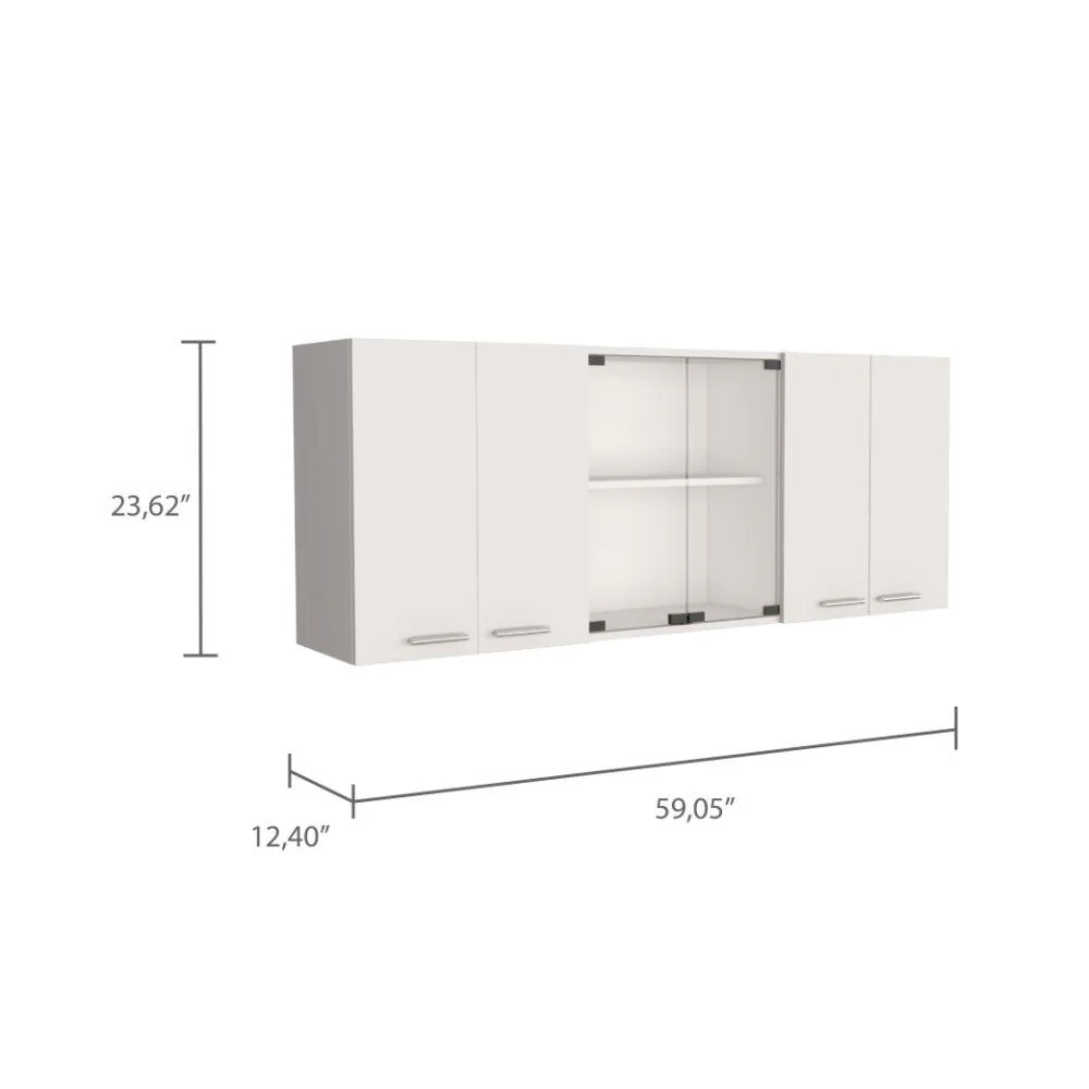 GABINETE SUPERIOR FRELLO 150, BLANCO NEVADO, INCLUYE ENTREPAÑO MÓVIL CENTRAL ZF - Image 7