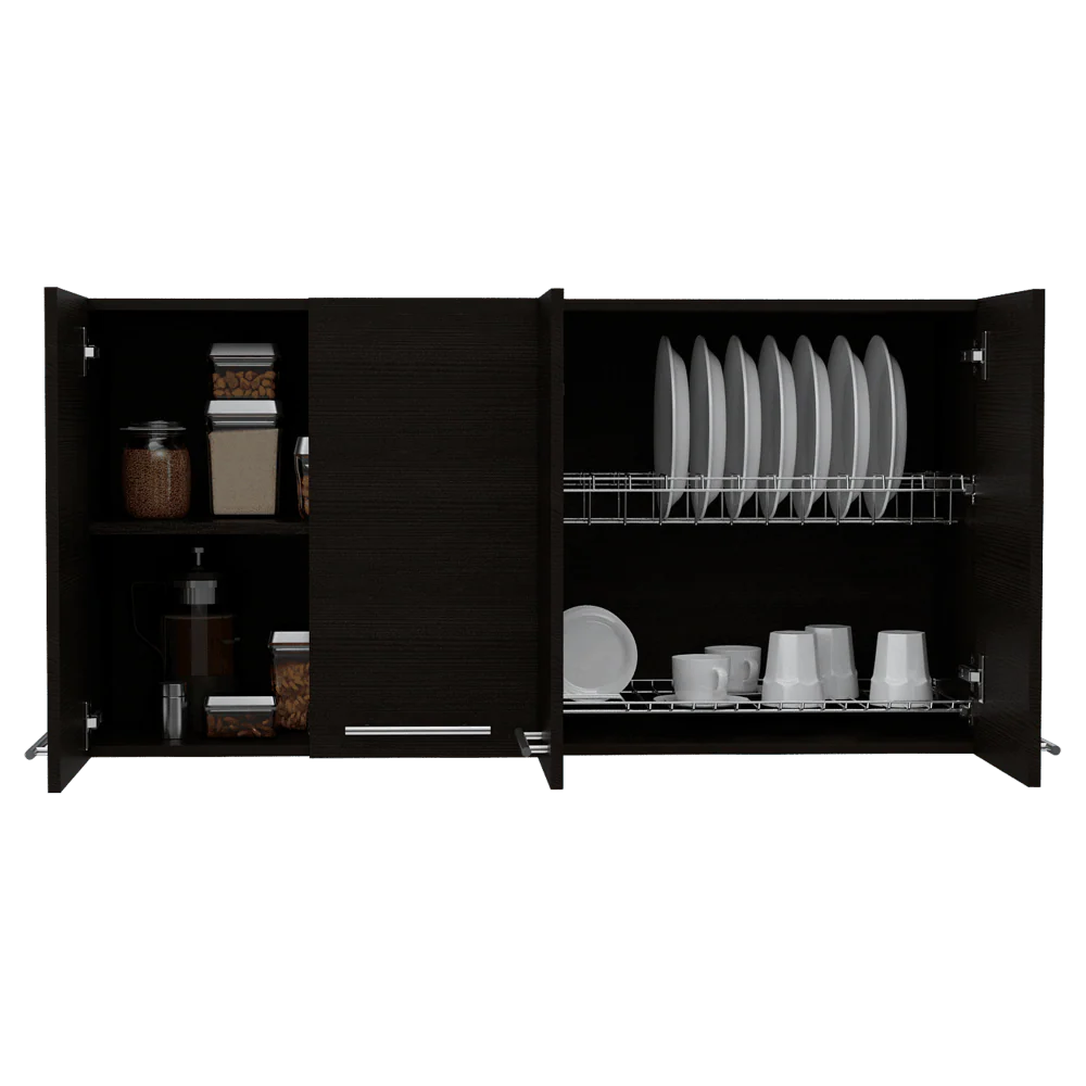 GABINETE SUPERIOR FRELLO 120, WENGUE, CON CUATRO PUERTAS BATIENTES  ZF - Image 2