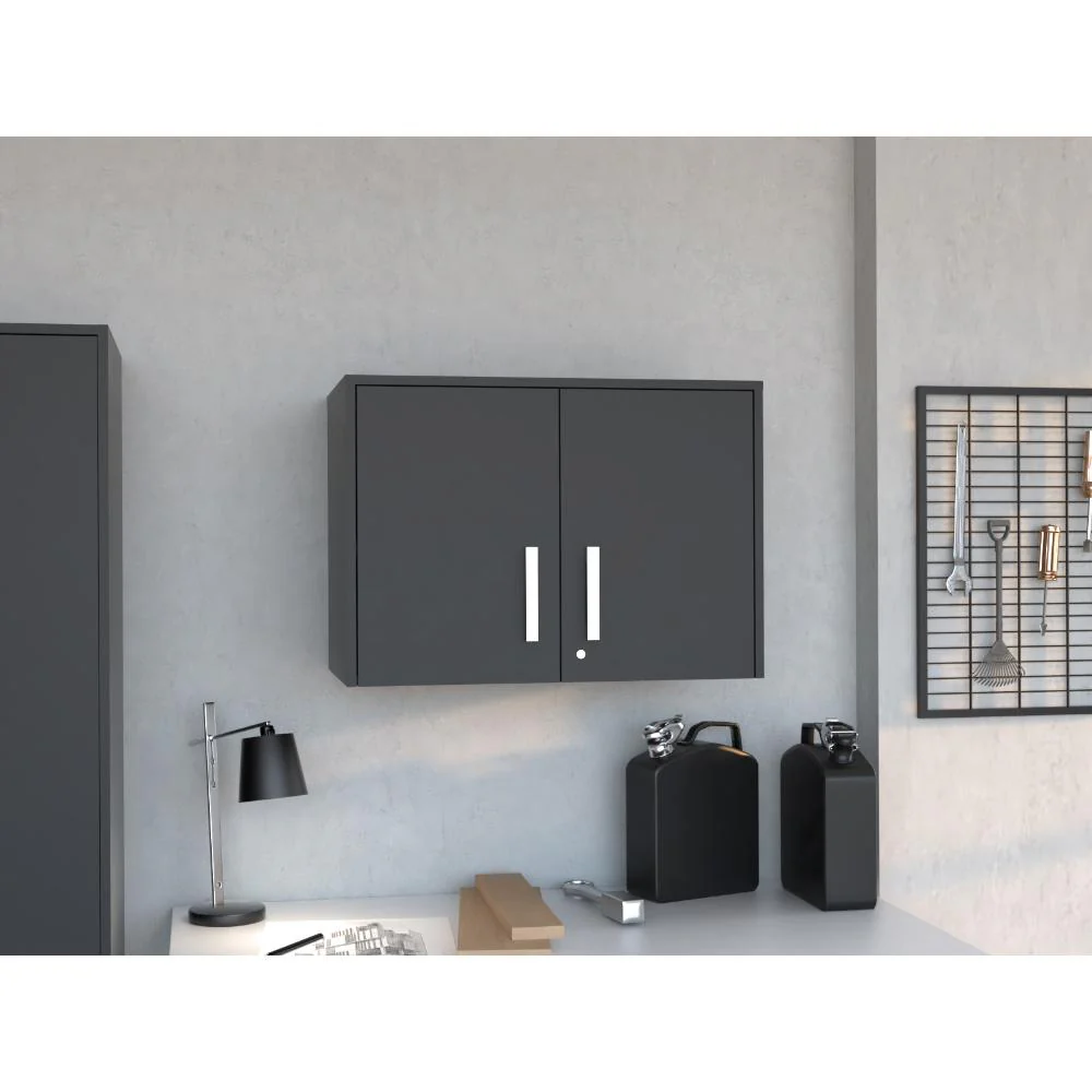 GABINETE SUPERIOR MULTIUSOS, WENGUE, CON DOS PUERTA BATIENTES ZF - Image 5