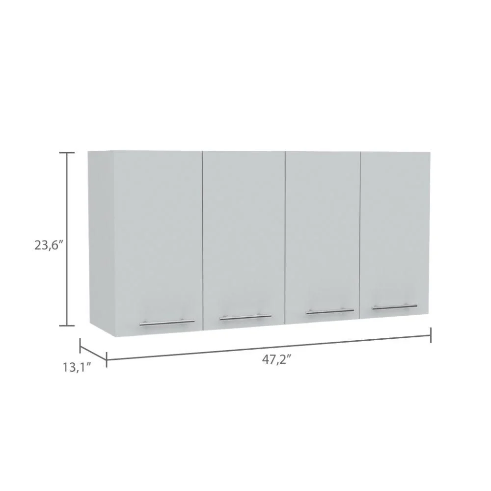 GABINETE SUPERIOR FRELLO 120, BLANCO NEVADO, CON CUATRO PUERTAS BATIENTES  ZF - Image 12