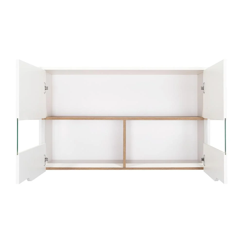 GABINETE SUPERIOR SOLER, BLANCO Y MACADAMIA, CON DOS PUERTAS Y FACIL INSTALACIÓN  100 - Image 10