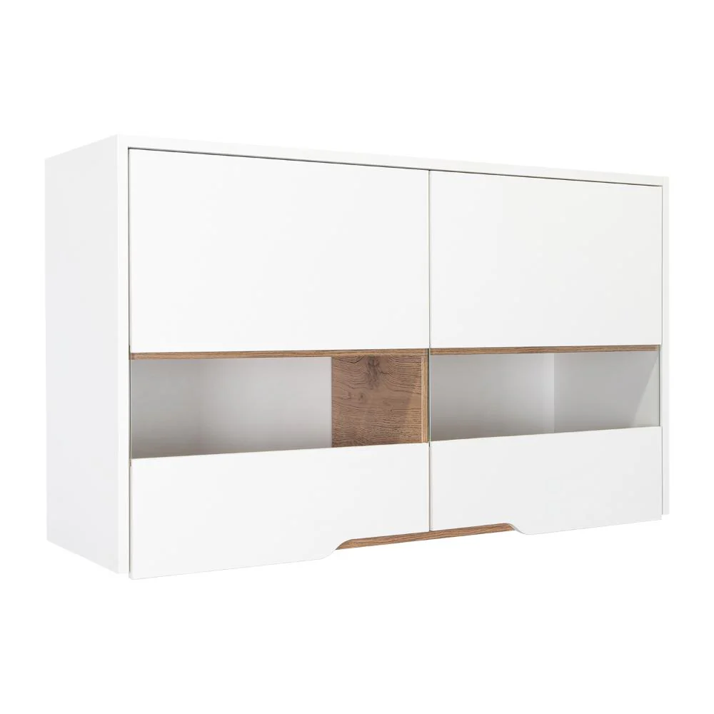 GABINETE SUPERIOR SOLER, BLANCO Y MACADAMIA, CON DOS PUERTAS Y FACIL INSTALACIÓN  100 - Image 7