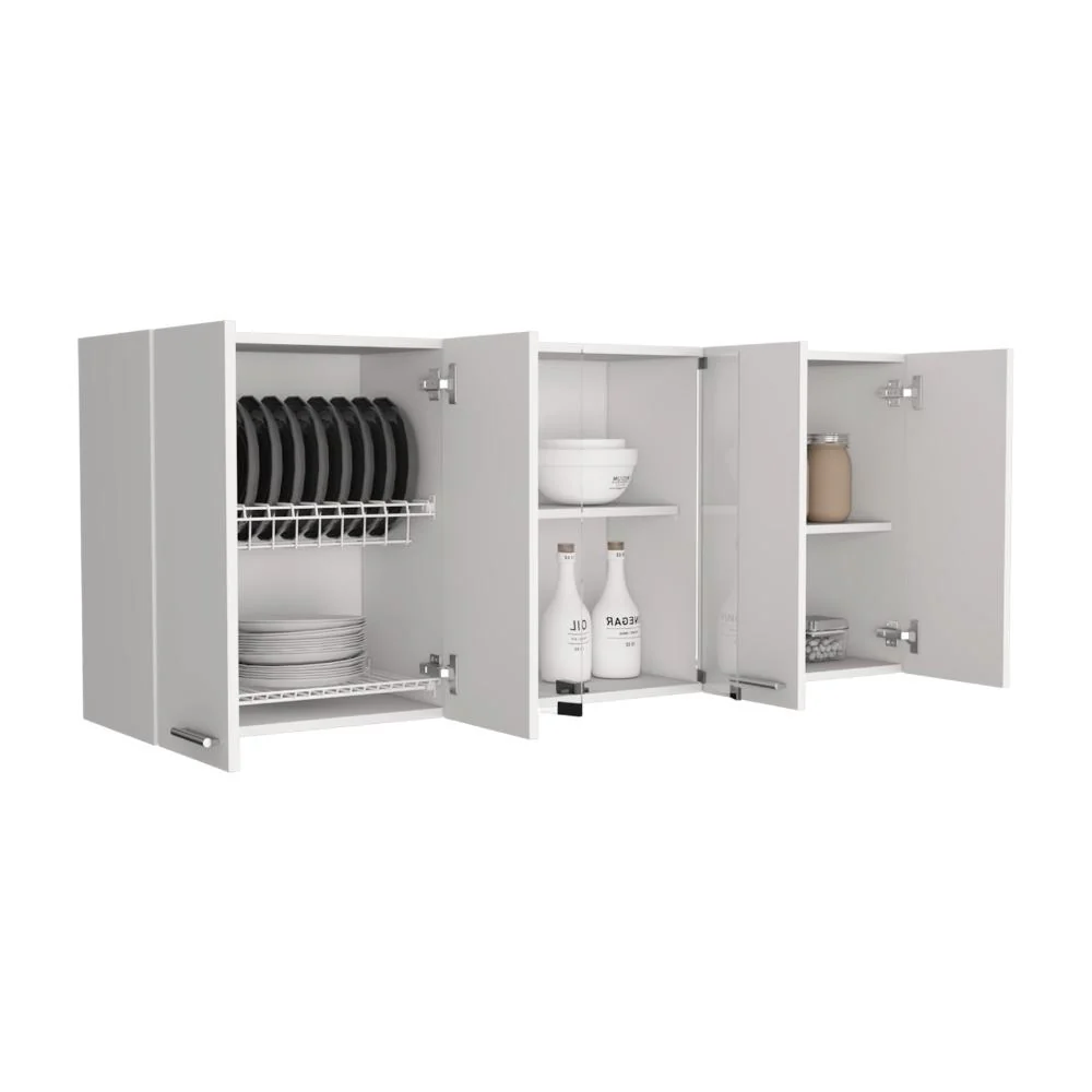 GABINETE SUPERIOR VEGA, BLANCO DUQUEZA, CON AMPLIO ESPACIOS ESPACIOS PARA GUARDAR UTENSILIOS DE COCINA - Image 2