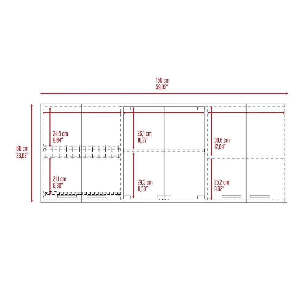 GABINETE SUPERIOR VEGA, BLANCO DUQUEZA, CON AMPLIO ESPACIOS ESPACIOS PARA GUARDAR UTENSILIOS DE COCINA - Image 8