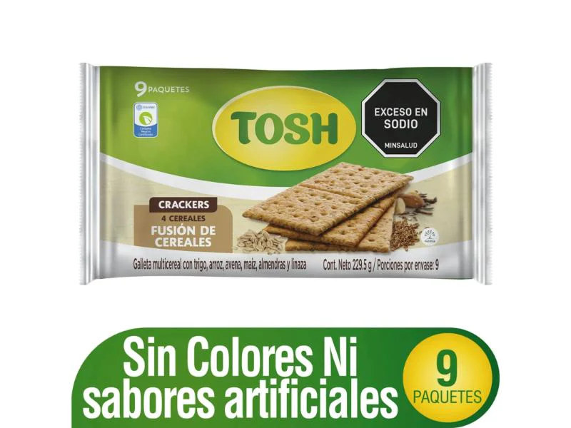 GALLETAS  FUSION DE CEREAL 229 GR