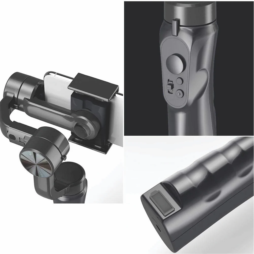 GIMBAL ESTABILIZADOR PARA VIDEOS CON CELULAR DE 3 EJES NEGRO - Image 8