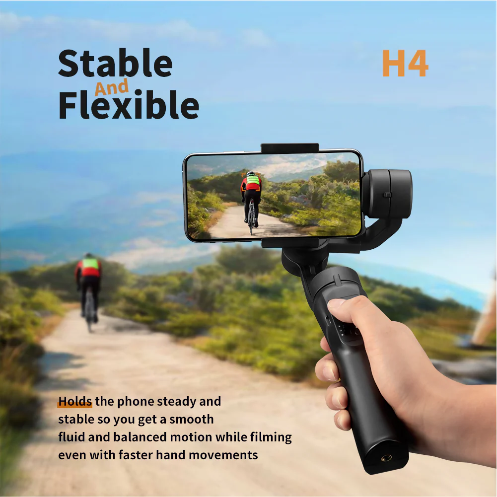 GIMBAL ESTABILIZADOR PARA VIDEOS CON CELULAR DE 3 EJES NEGRO - Image 9