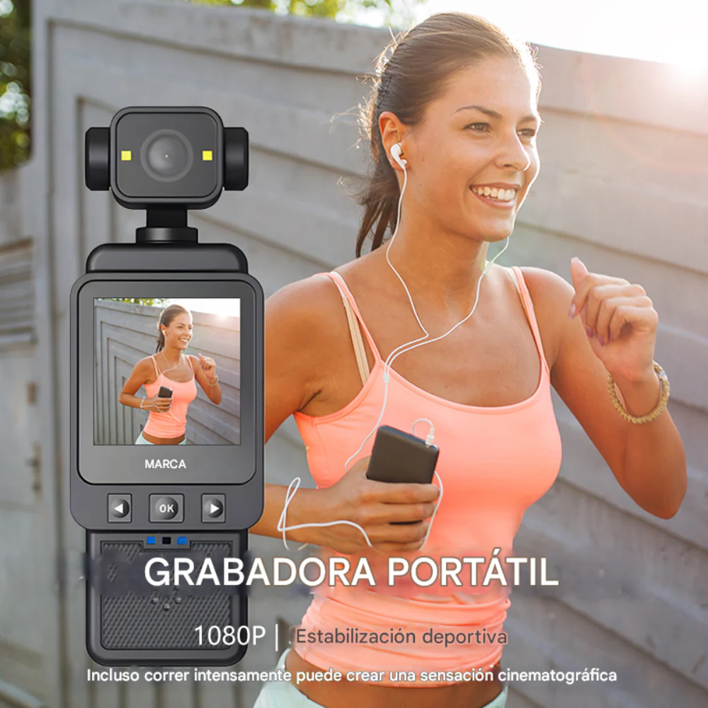 GRABADORA CÁMARA DEPORTIVA BODY CAM VIAJES DV01 1080 WIFI - Image 4