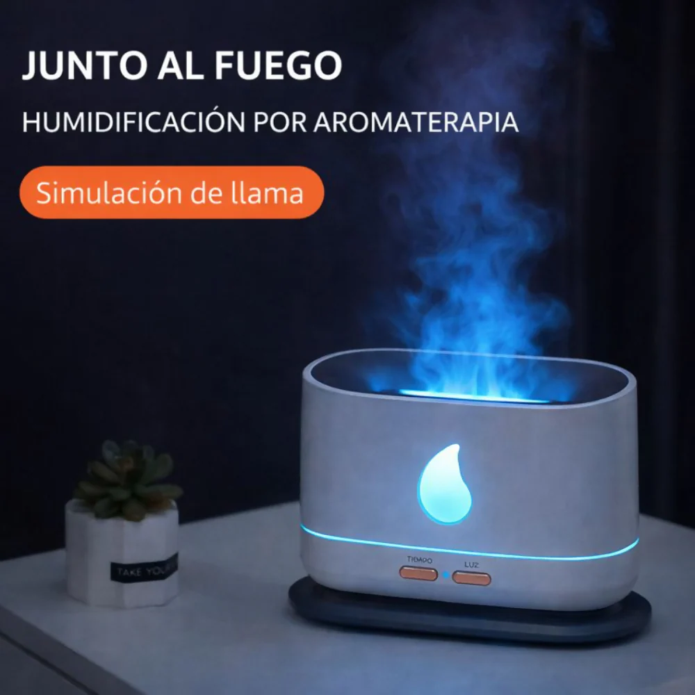 HUMIDIFICADOR GOTITA A10 LLAMA AROMA DIFUSOR ACEITES ESENCIA BLANCO 110V - Image 4