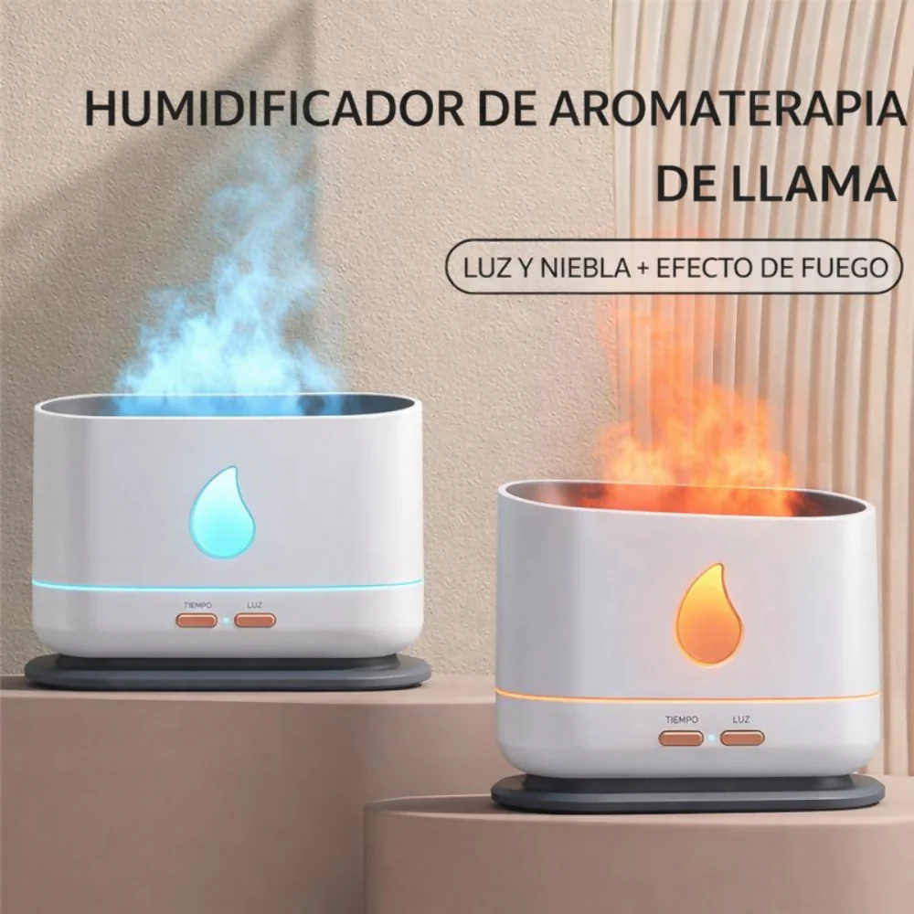 HUMIDIFICADOR GOTITA A10 LLAMA AROMA DIFUSOR ACEITES ESENCIA BLANCO 110V - Image 5