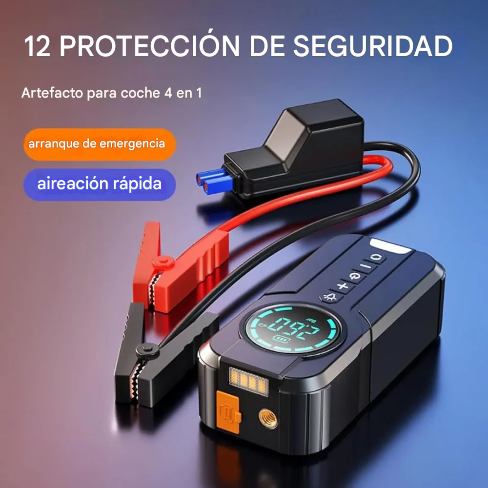 INICIADOR INFLADOR COMPRESOR NEUMÁTICOS LLANTAS MOTO CARRO - Image 6