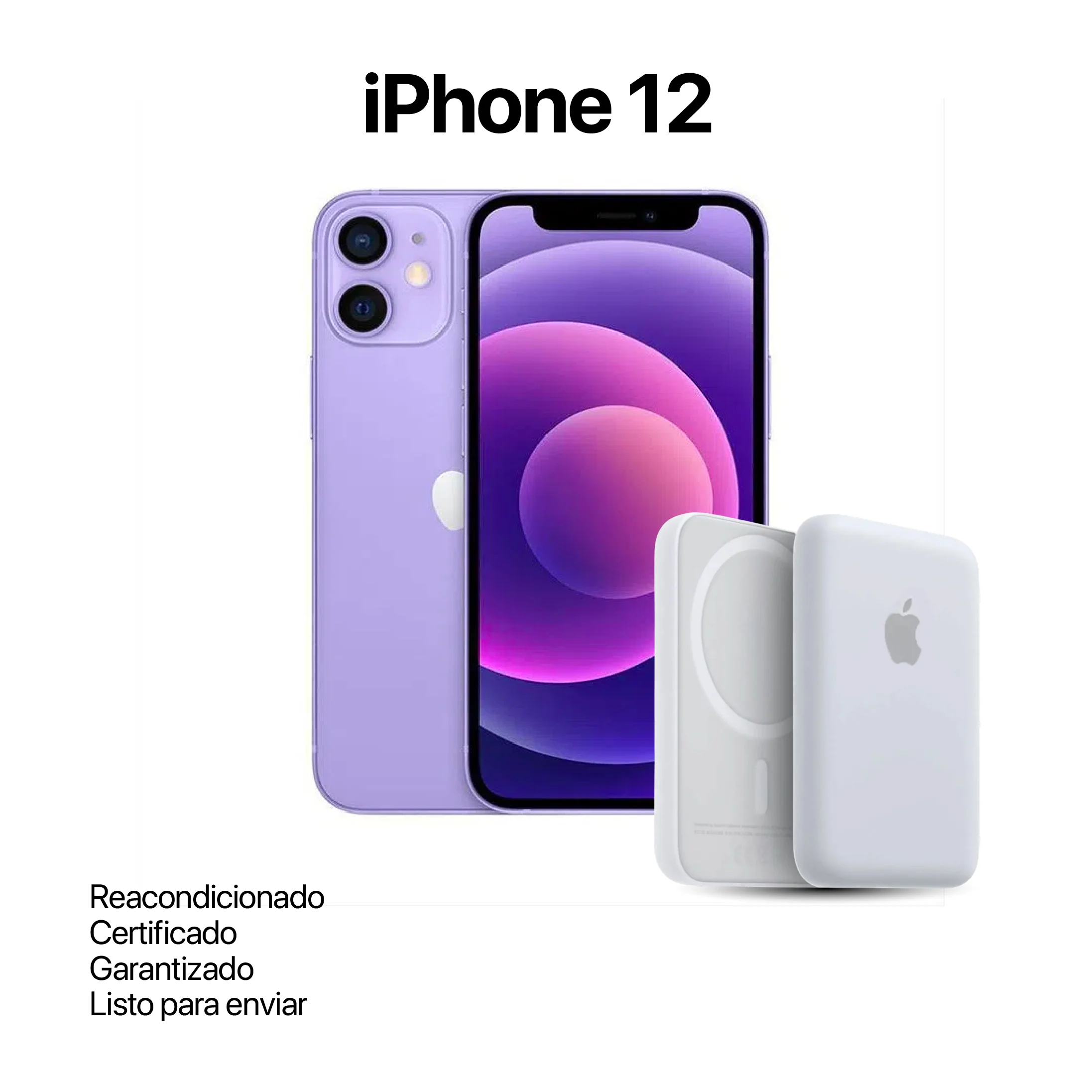 IPHONE 12 64GB REACONDICIONADO + POWER BANK - Image 5