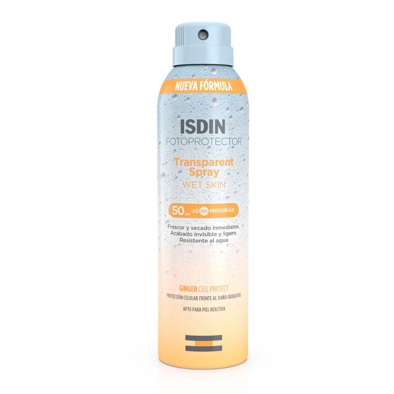 ISDIN FOTOPROTECTOR TRANSPARENT SPRAY WET SKIN SPF 50 X 250ML