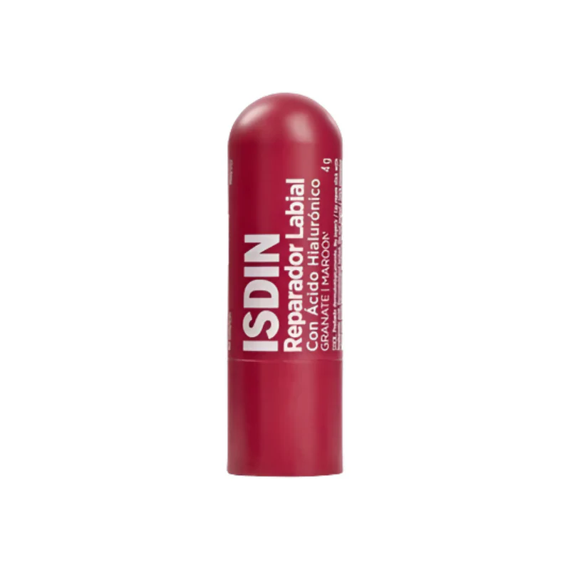 ISDIN REPARADOR LABIAL CON ÁCIDO HIALURÓNICO GRANATE X 4G