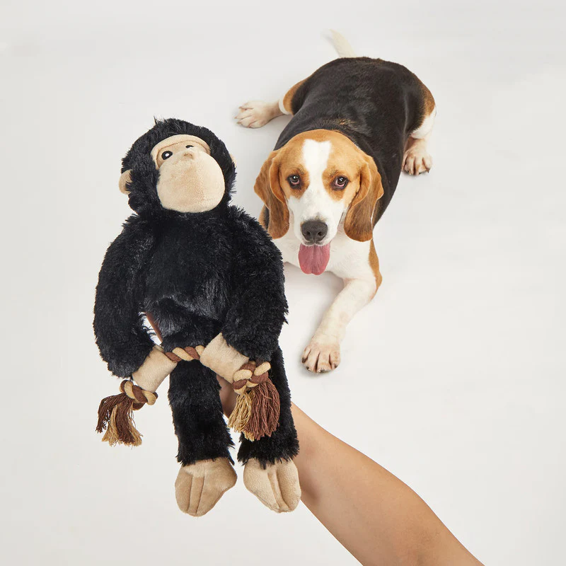 JUGUETE PARA PERRO DE GORILA DE FELPA PLUSH DOGL - Image 3