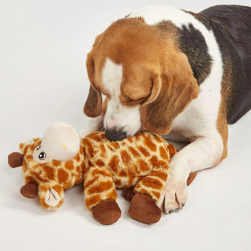 JUGUETE PARA PERRO JIRAFA DE FELPA PLUSH DOGL - Image 2
