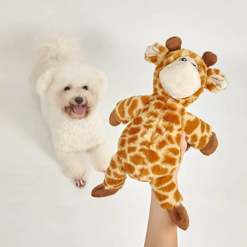 JUGUETE PARA PERRO JIRAFA DE FELPA PLUSH DOGL - Image 3