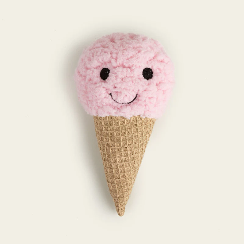 JUGUETES DE PELUCHE PARA CACHORROS HELADO FUCSIA - Image 3