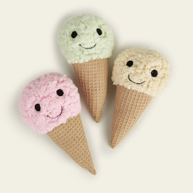 JUGUETES DE PELUCHE PARA CACHORROS HELADO FUCSIA - Image 4