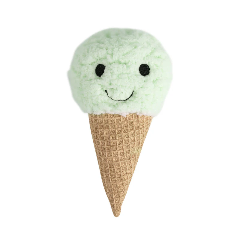 JUGUETES DE PELUCHE PARA CACHORROS HELADO VERDE - Image 3
