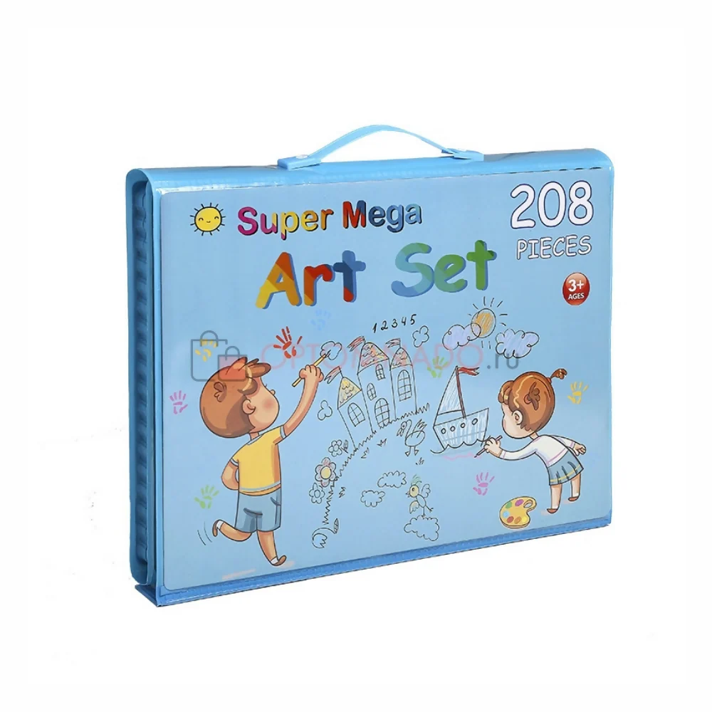KIT DE PINTURA PARA NIÑOS DE 208 PCS – SET DE ARTE Y MANUALIDADES - Image 3