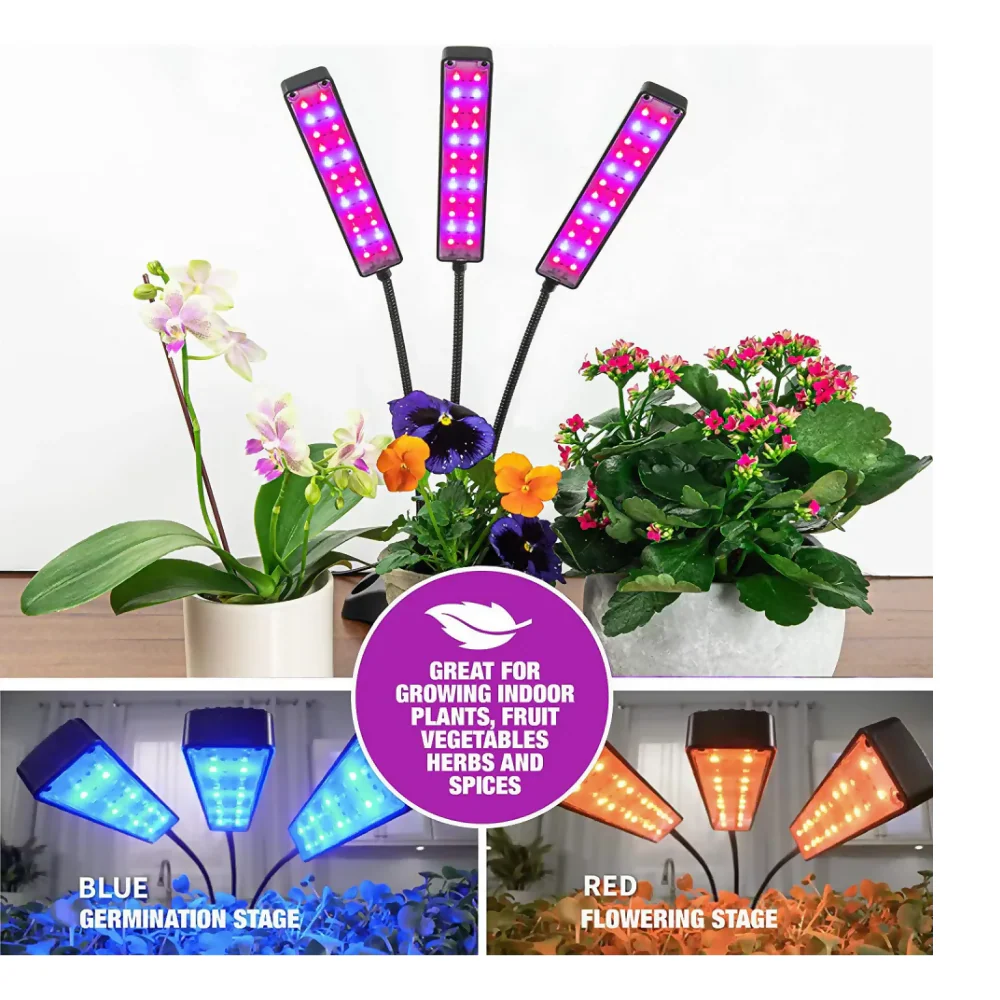 LAMPARA LED PARA PLANTAS MATAS DE CULTIVO EN INTERIORES ULTRAVIOLETA - Image 2