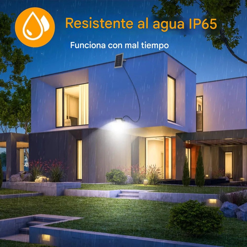 LÁMPARA REFLECTOR PANEL SOLAR JORTAN 600W IP66 RECARGABLE - Image 5