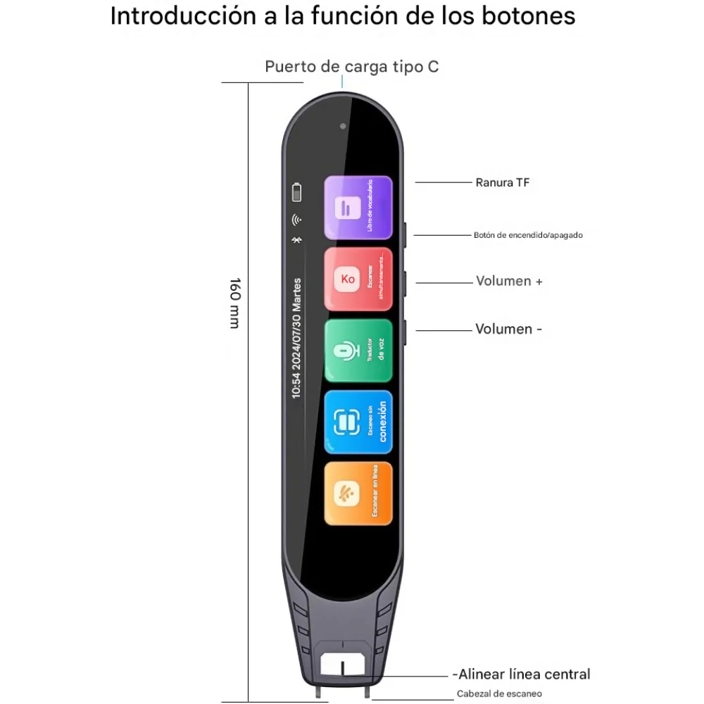 LÁPIZ PLUMA TRADUCTORA IDIOMAS TEXTO A VOZ 142 IDIOMAS B400 NEGRO - Image 5