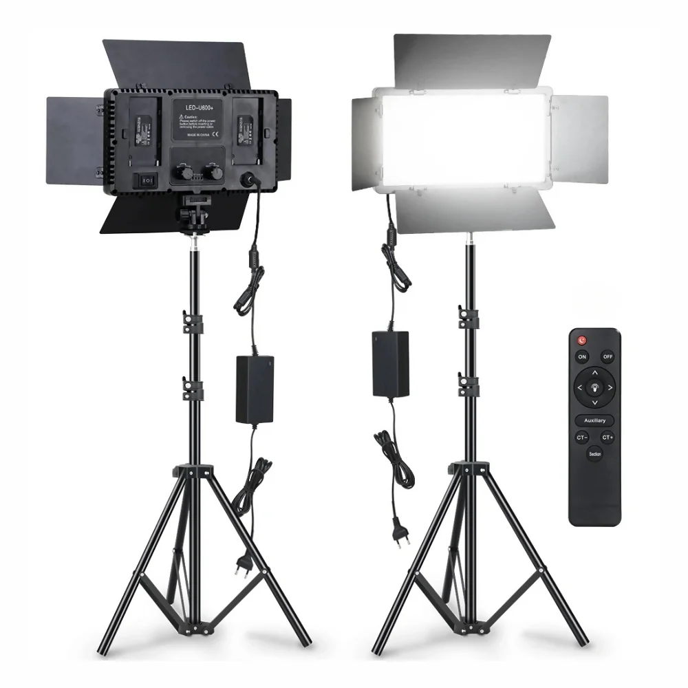 LUZ LED PARA FOTOGRAFĂA PROFESIONAL 800LED RECARGABLE TRIPOD