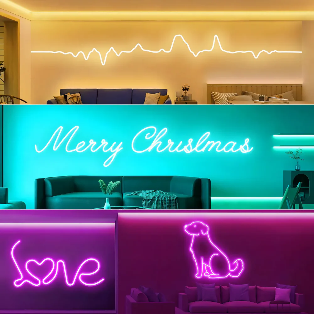 LUZ LUCES NAVIDAD NEÓN LED RGB RÍTMICA 10M WIFI CONTROL APP 110V - Image 3