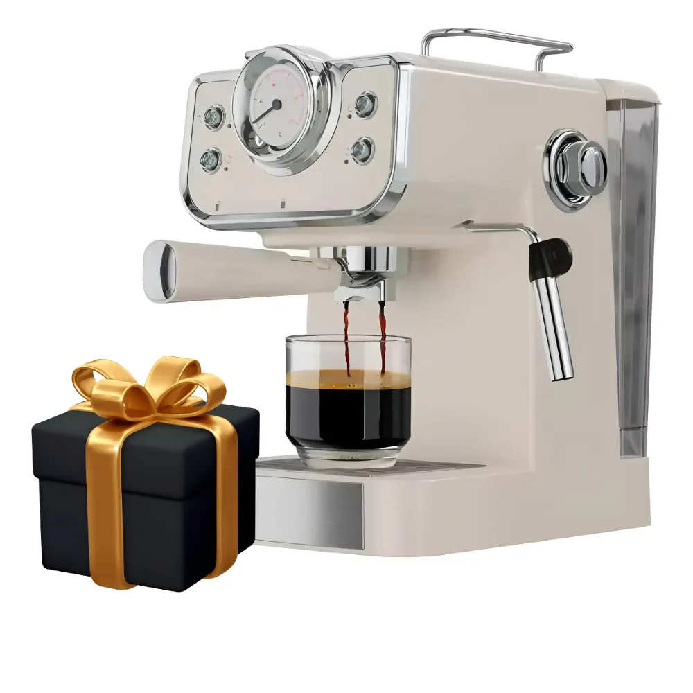 MÁQUINA CAFÉ EXPRESO CAPUCHINO 20 BAR LATTE REGALO MOLINO HUESO 110V