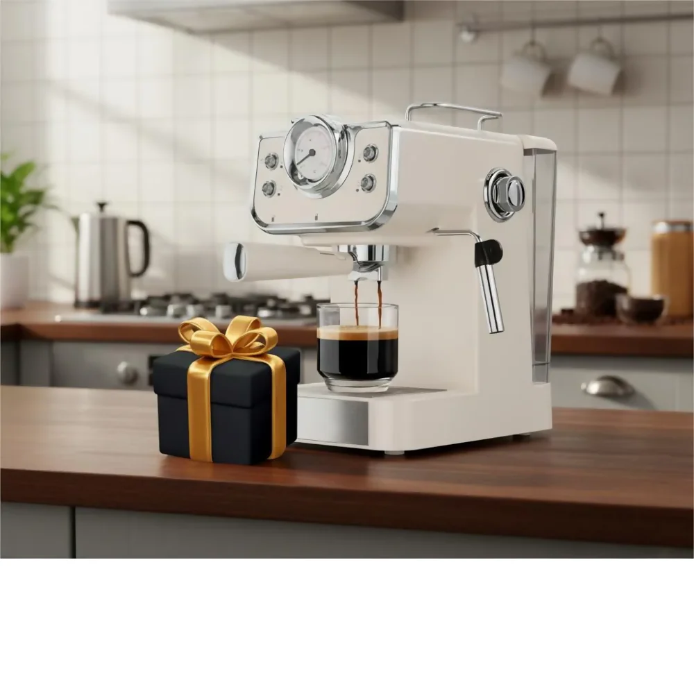 MÁQUINA CAFÉ EXPRESO CAPUCHINO 20 BAR LATTE REGALO MOLINO HUESO 110V - Image 2
