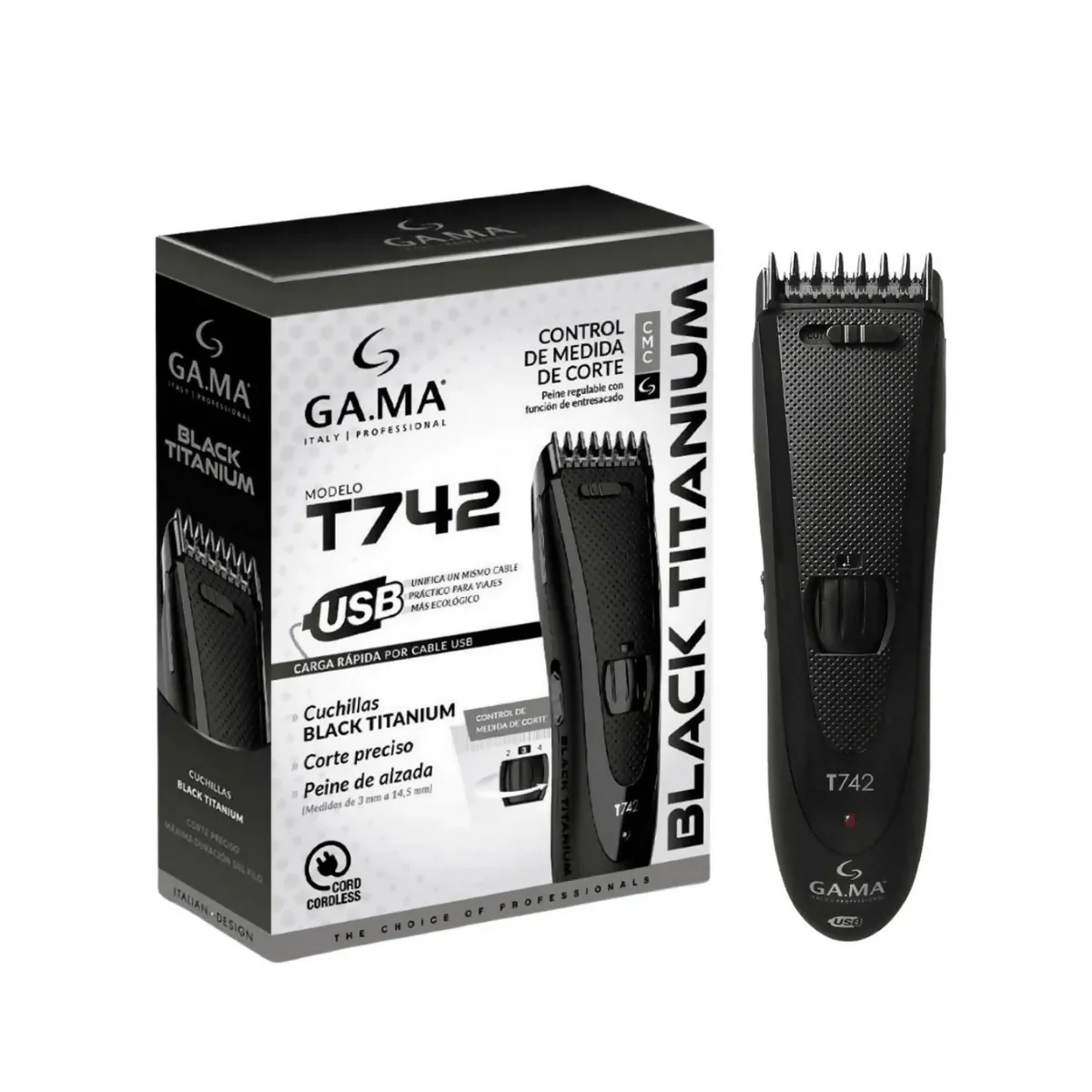 MAQUINA DE MOTILAR GAMA TITANIUM T742 BAT - Image 3