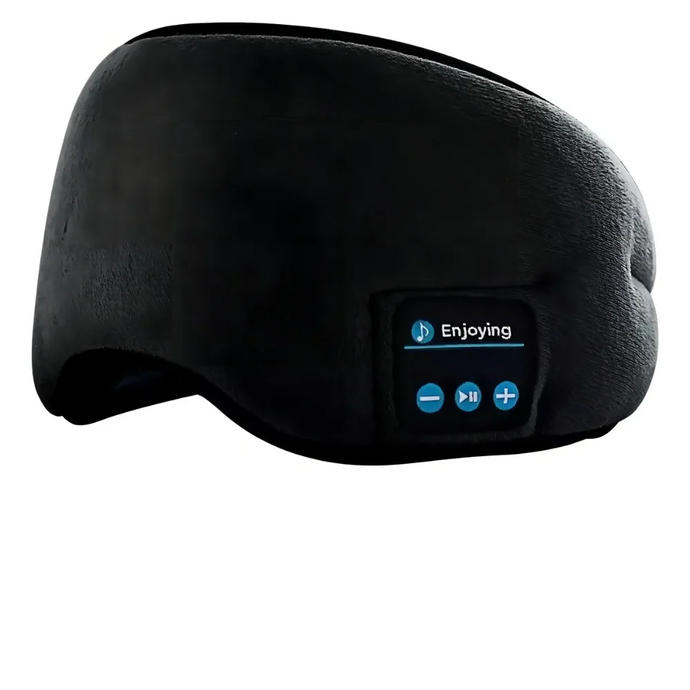 MÁSCARA PARA DORMIR MIDY CON AURICULARES BLUETOOTH INALÁMBRICOS GRIS OSCURO - Image 6