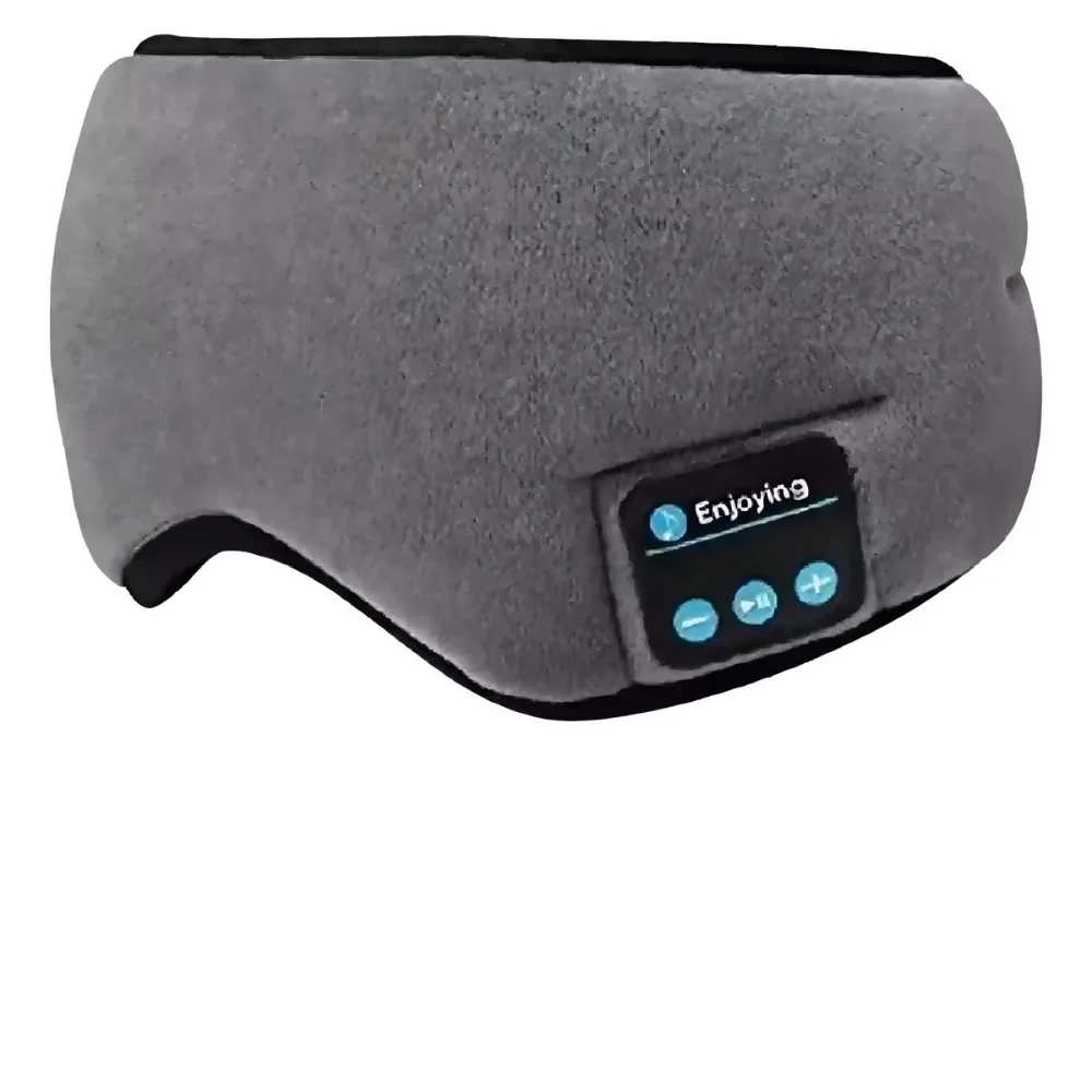 MÁSCARA PARA DORMIR MIDY CON AURICULARES BLUETOOTH INALÁMBRICOS GRIS OSCURO - Image 8