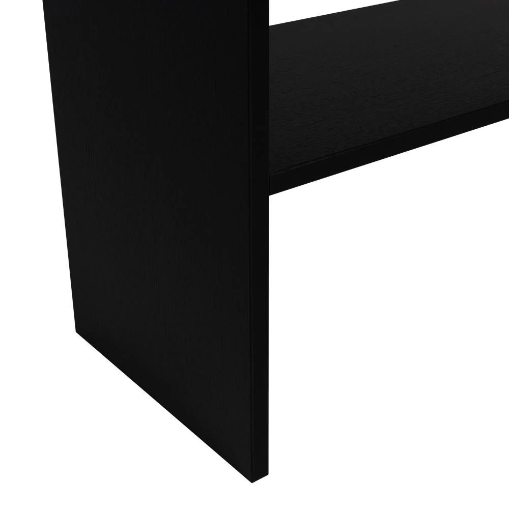 MESA AUXILIAR ASCHER, WENGUE, CON DOS ENTREPAÑOS - Image 8