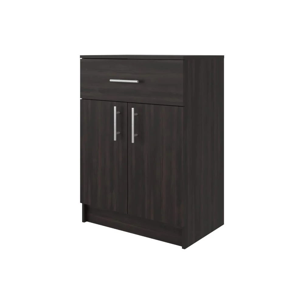 Mesa Auxiliar de Cocina Mayorca, Kronos Nogal, con espacio para guardar insumos ZF