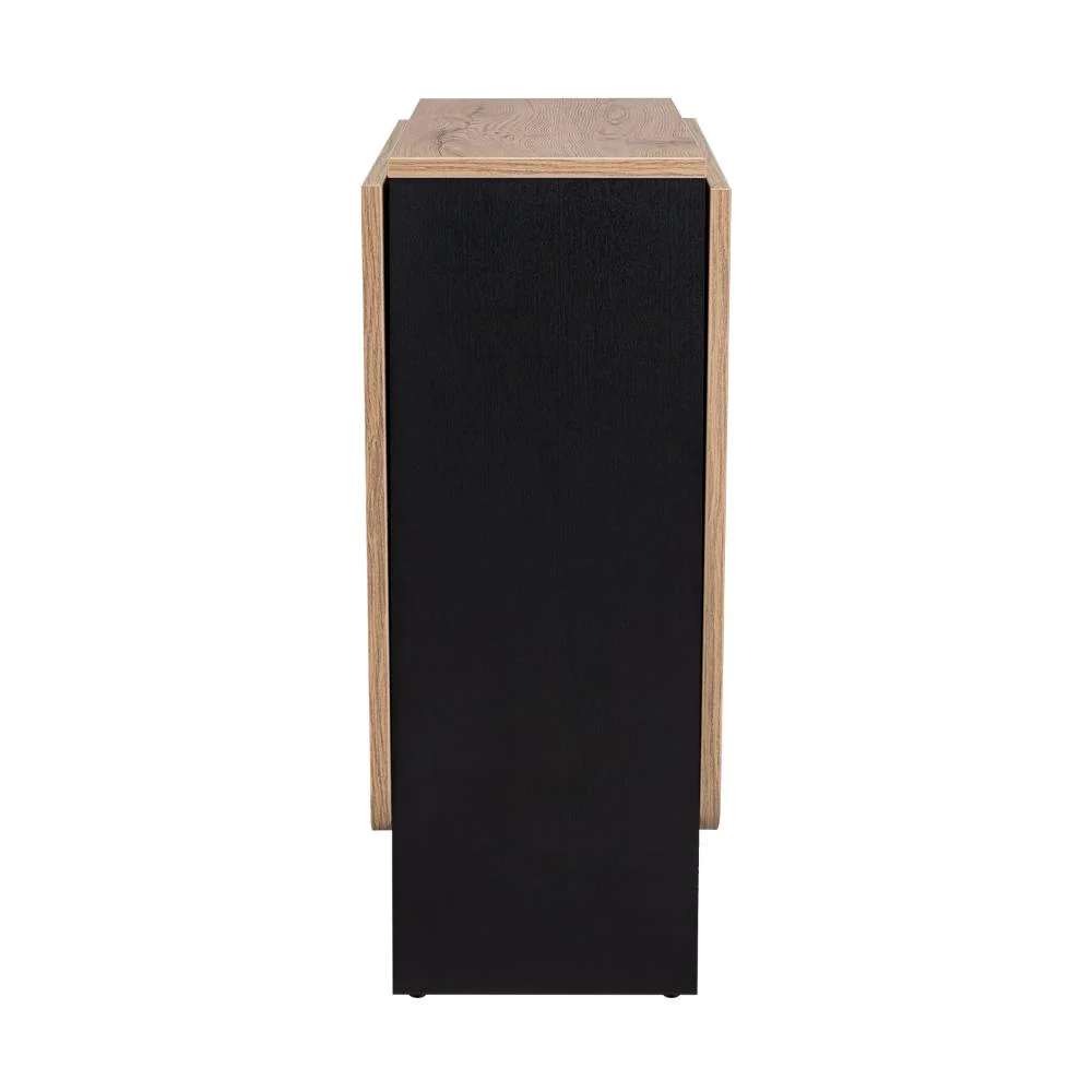 MESA AUXILIAR DE COCINA PLEGABLE MERIDA, WENGUE Y MACADAMIA, CON AMPLIA SUPERFICIE - Image 9