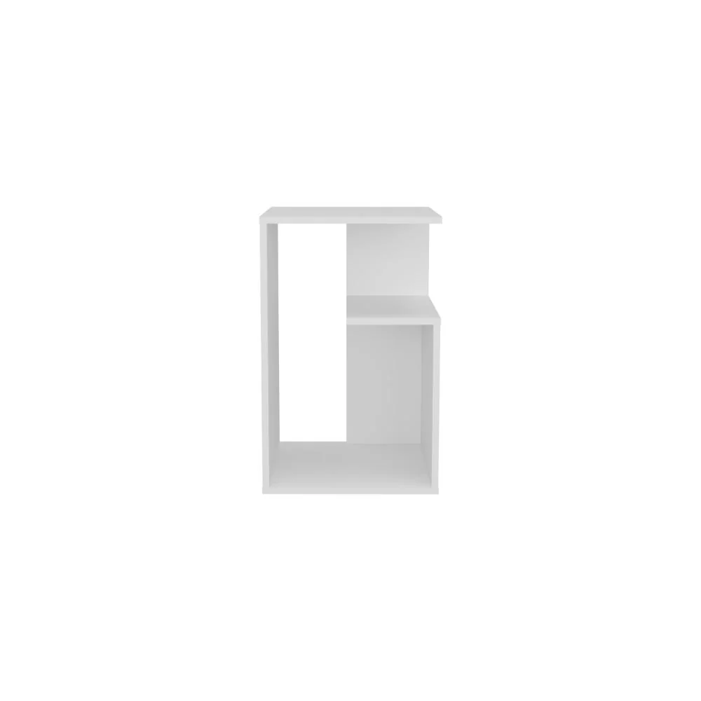 MESA AUXILIAR EVERT, BLANCO DUQUEZA CON DISEÑO MODERNO Y ESPACIO PARA UBICAR OBJETOS - Image 9