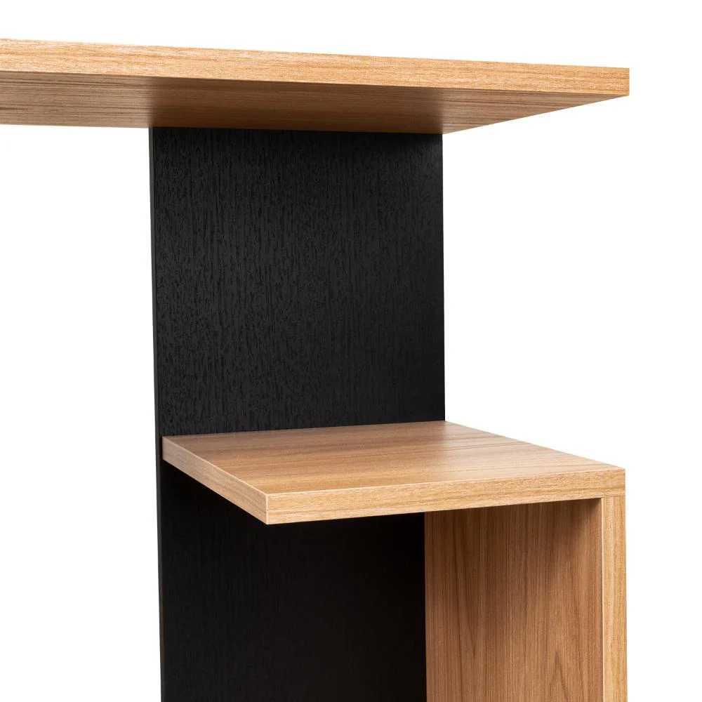MESA AUXILIAR EVERT, FRESNO EUROPEO Y WENGUE, CON DISEÑO MODERNO Y ESPACIO PARA UBICAR OBJETOS - Image 13