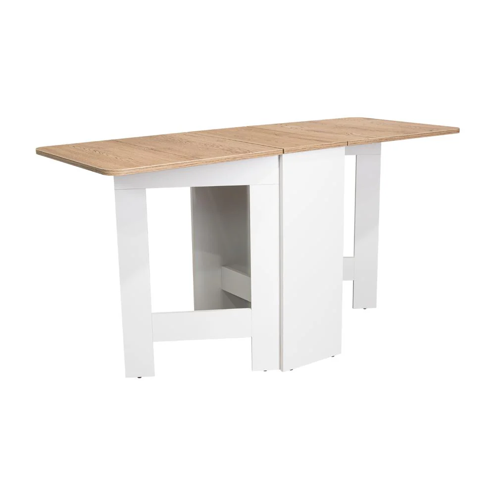 MESA AUXILIAR GALETY, BLANCO Y MACADAMIA, CON CAPACIDAD PARA SEIS PUESTOS ZF - Image 10